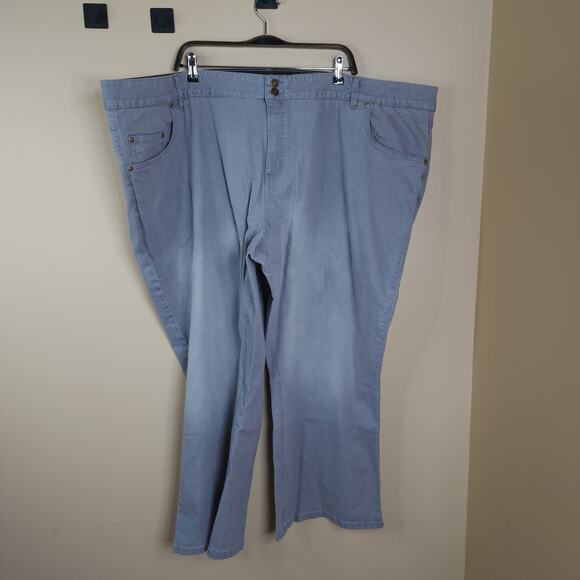 Woman Within Straight Leg Jeans in Gray Size 36WP - Picture 1 of 10